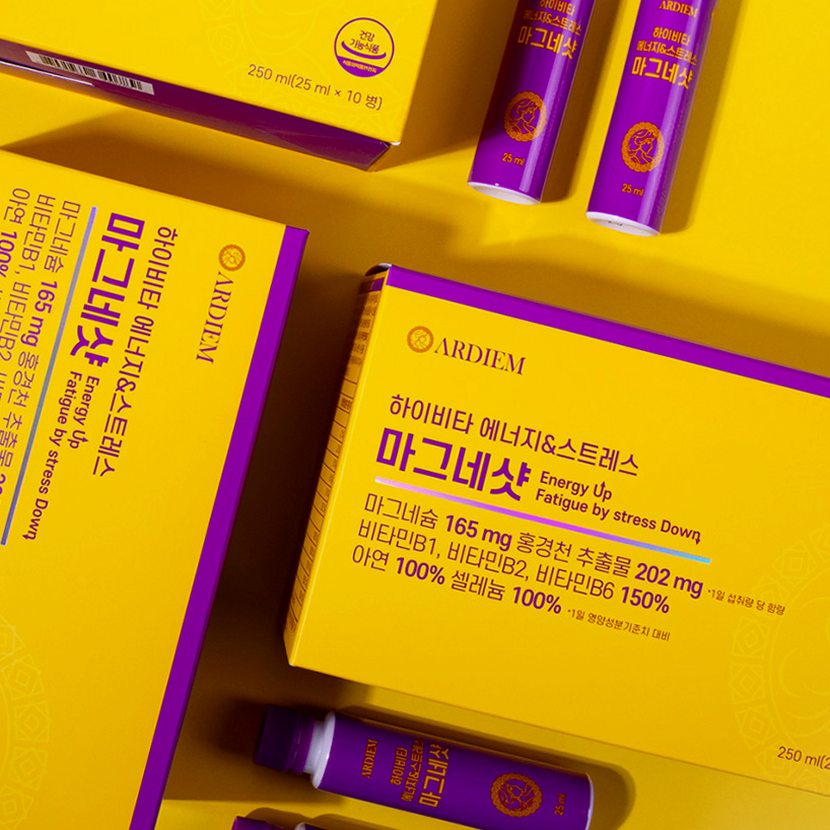 아르디엠 하이비타 에너지&스트레스 마그네샷 250ml 10개입, 1개