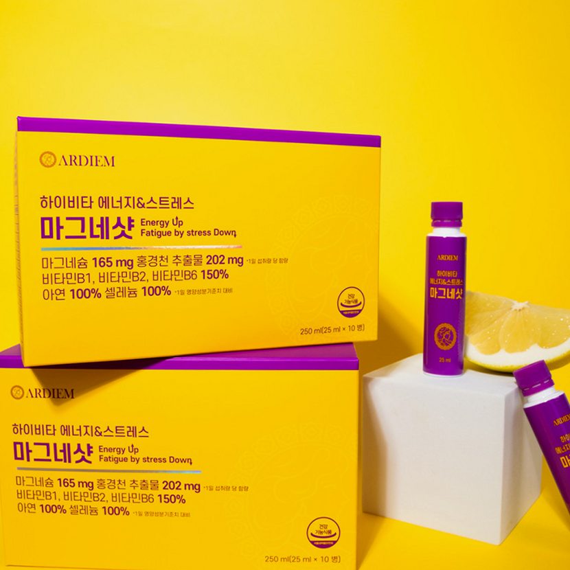 아르디엠 하이비타 에너지&스트레스 마그네샷 250ml 10개입, 1개