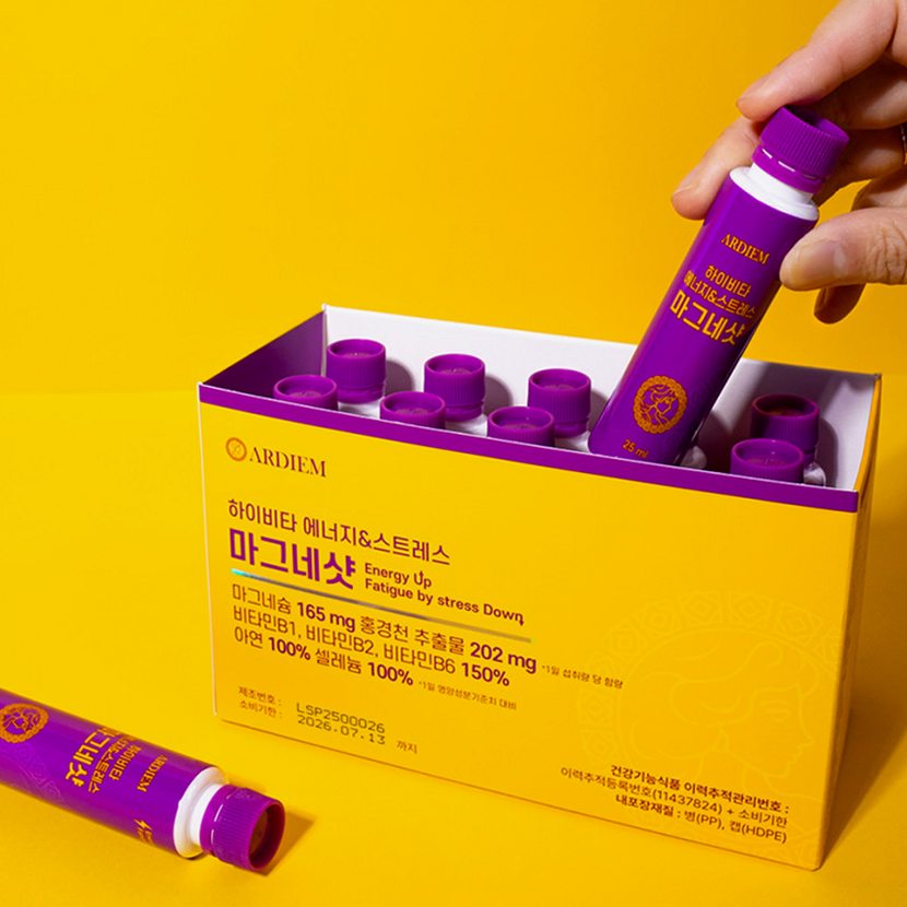 아르디엠 하이비타 에너지&스트레스 마그네샷 250ml 10개입, 1개